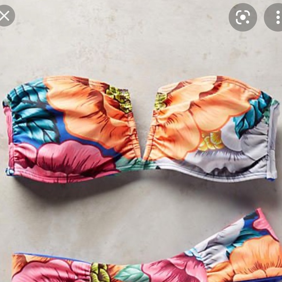 Mara Hoffman Strapless Flora Bathing Suit - Picture 10 of 10